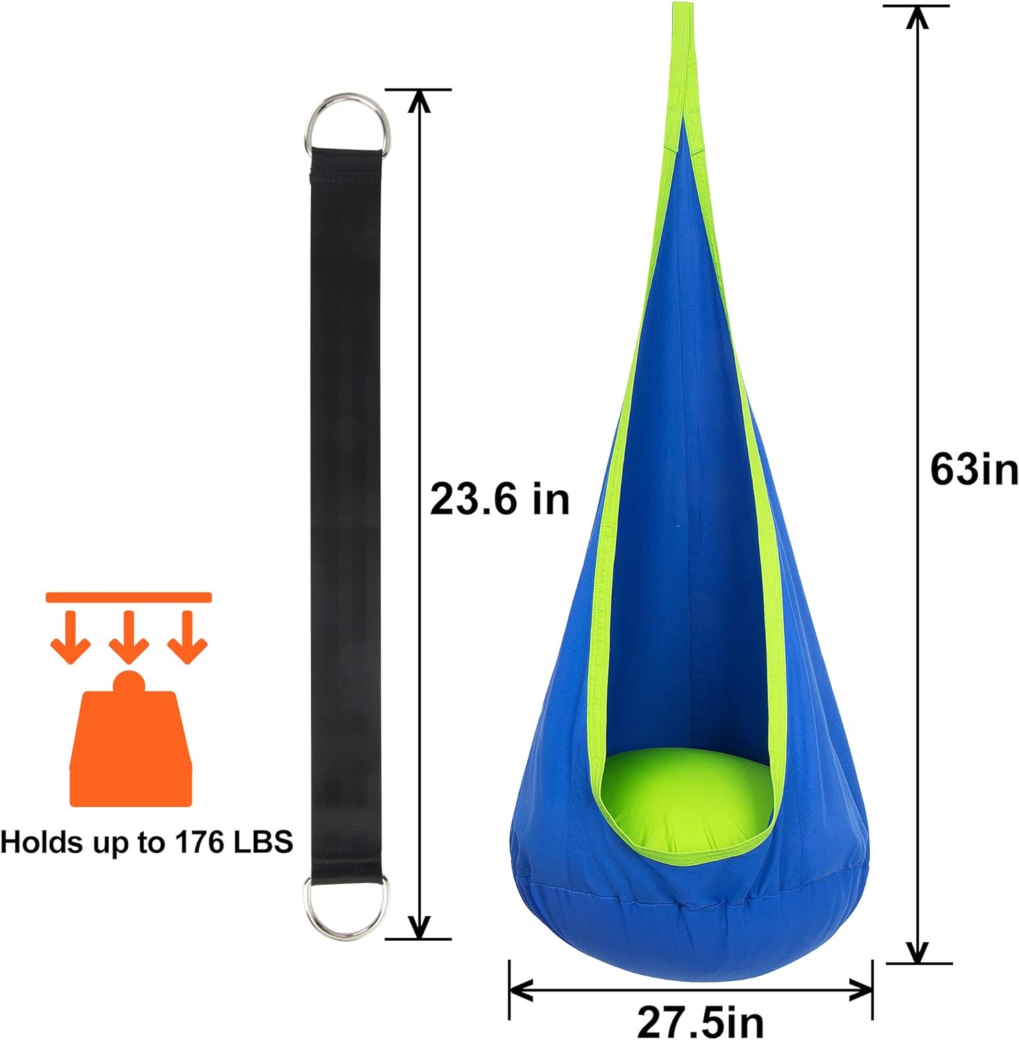 HangingJoy Kinderhangmat - Creëer Een Speelparadijs van Rust