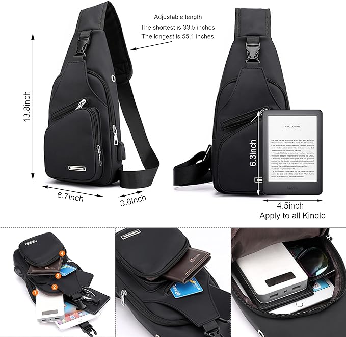 WaveSling - Stijlvolle Waterdichte Crossbody Tas