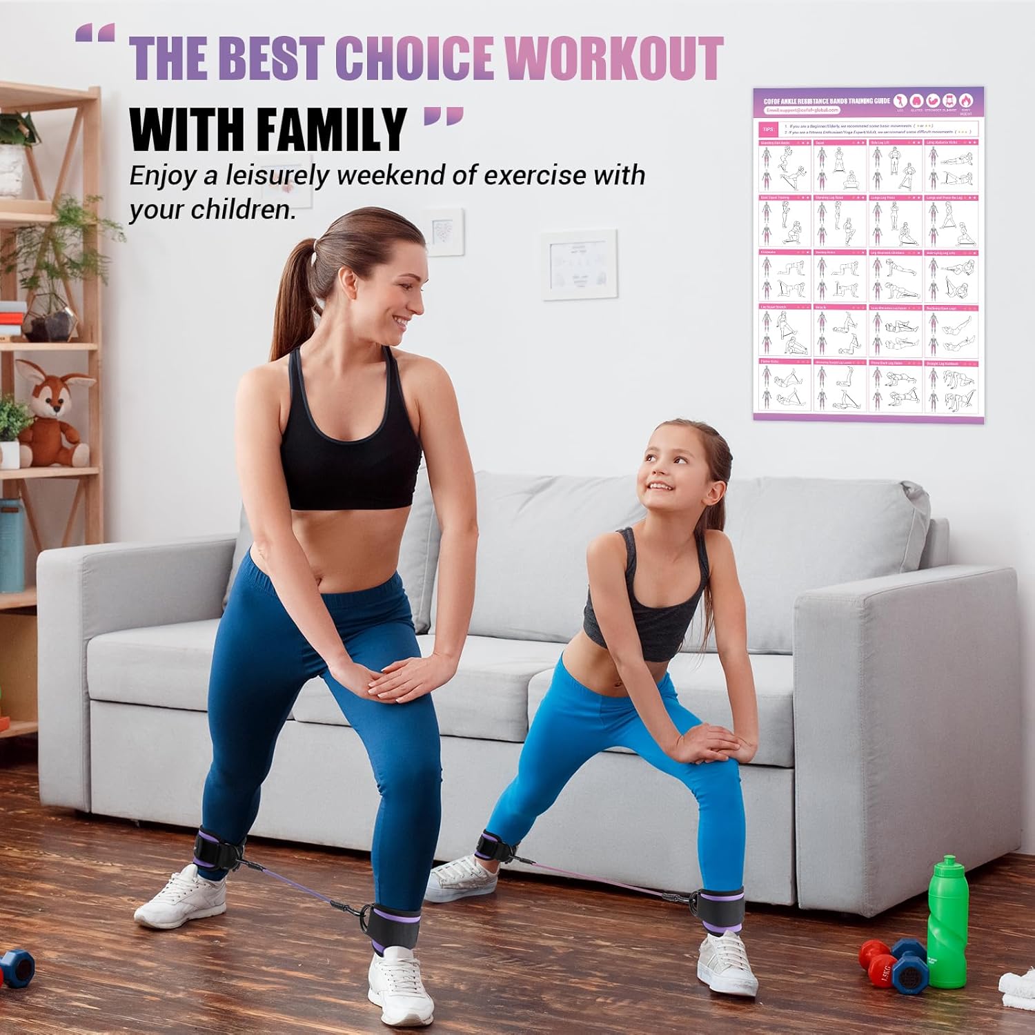 FlexTone - Weerstandsbanden voor Heup- en Gluteoefeningen