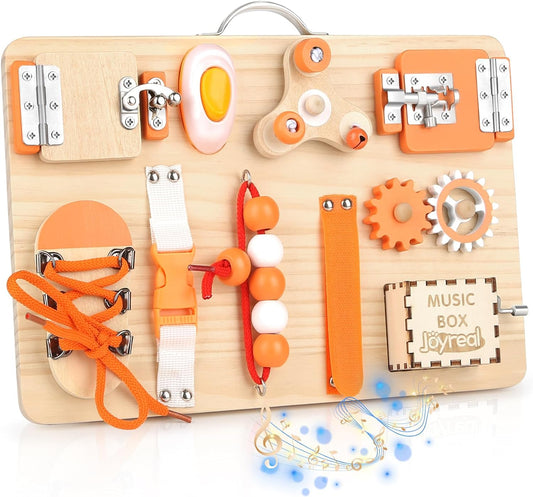 Creatief Houten Activiteitenbord voor Kinderen - Speel & Leer
