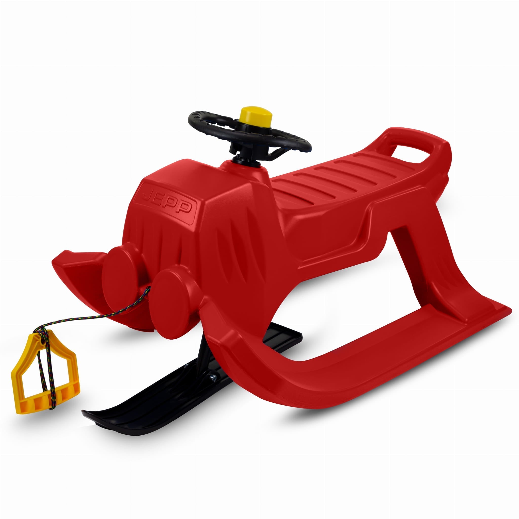 SnowGlide Slede - Lichtgewicht Rood Kunststof met Stuur