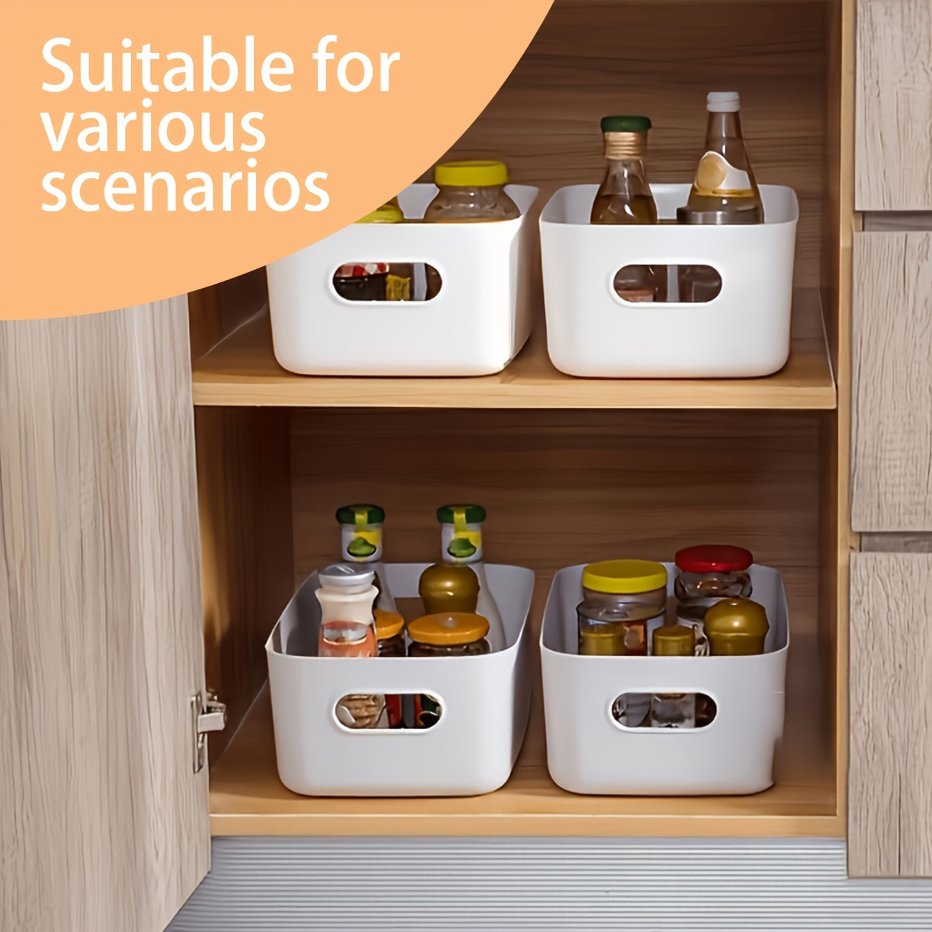 OrganiseerGemak - Set van 10 Wandopbergdozen voor Cosmetica en Snacks