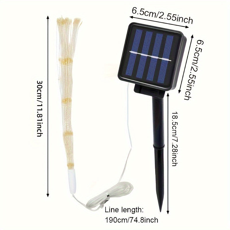 SolarGlow Light – Stijlvolle Zonne-LED Tuinlamp 90 Leds