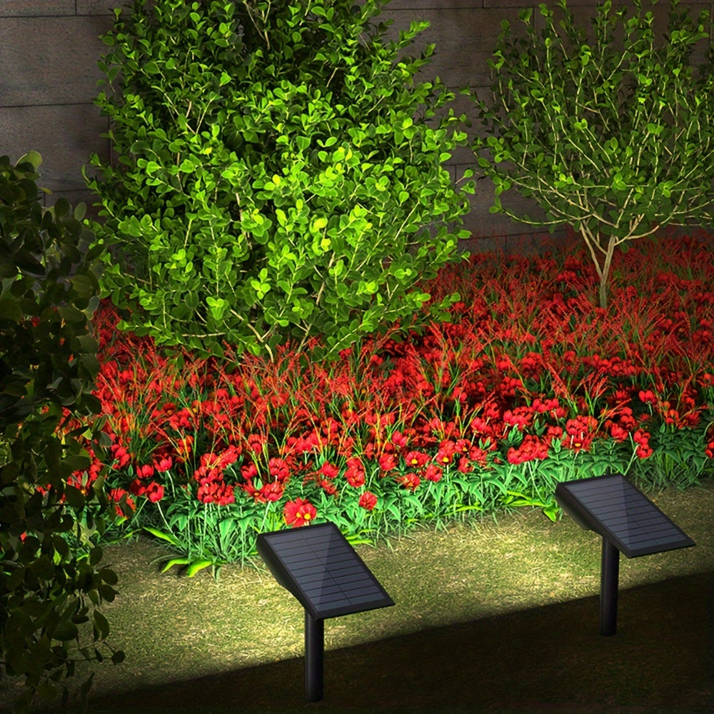 SolarGlow – 9 LED Tuinspotlampen voor Buiten