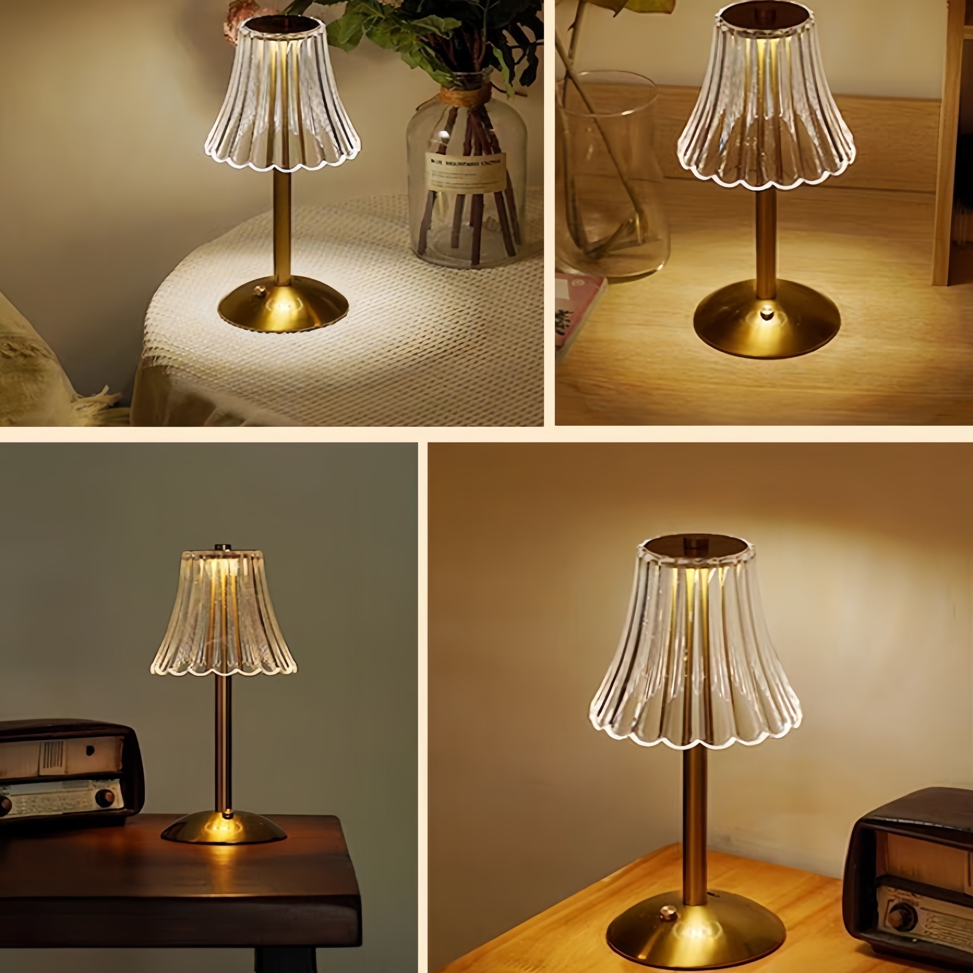 LumiGlow Tafellamp - Draadloze LED Verlichting met Touch