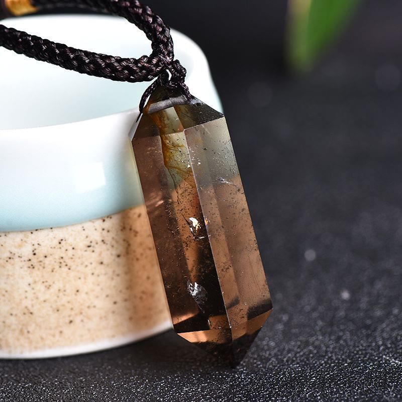 Amethist Healing Crystal Necklace - Lyra Collection