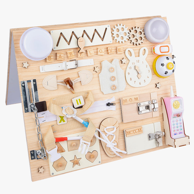 WoodPlay Board – Educatief Speelbord voor Creativiteit