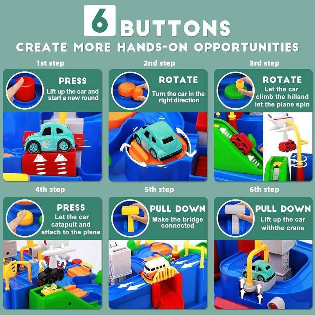 RescueTrack Adventure Set – Educatief Peuterspeelgoed