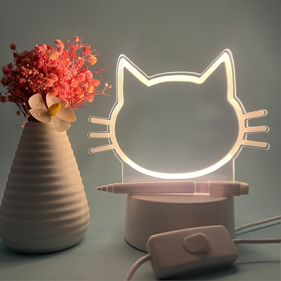 WriteLight Lamp - Creatief LED Nachtlamp met Schrijfoptie