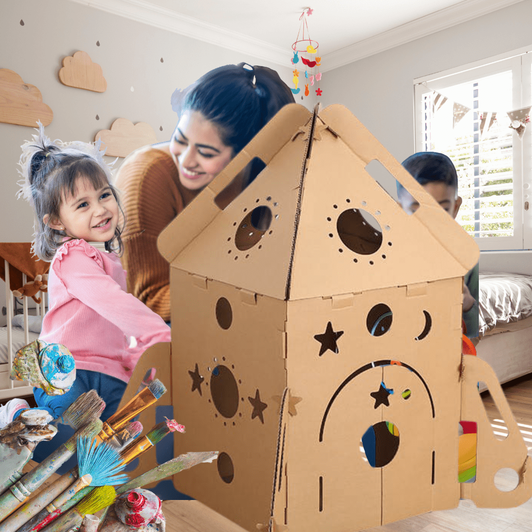 Montessori Creatief Kartonset - DIY Figuren Bouwen en Spelen