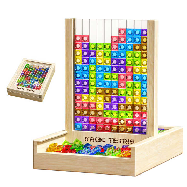 TetrisWood Game – Duurzaam Familie Speelplezier