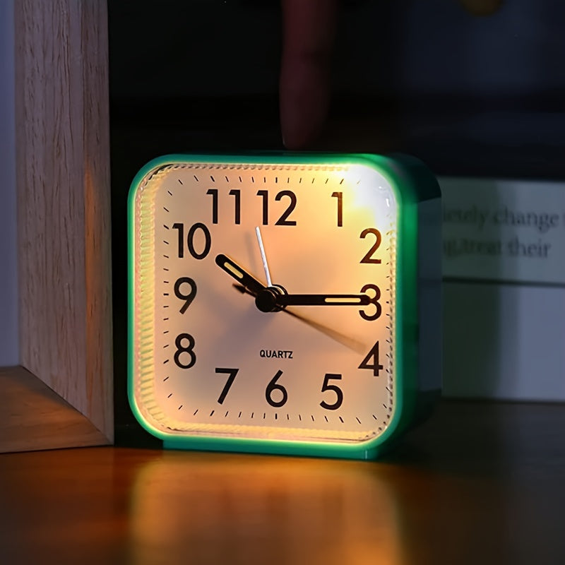 GlowTick Wekker - Stijlvolle LED Klok met Nachtlampje
