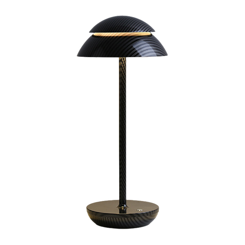 Aurelia Noire - Oplaadbare Draadloze Tafellamp met Ingebouwde LED-verlichting en Batterij