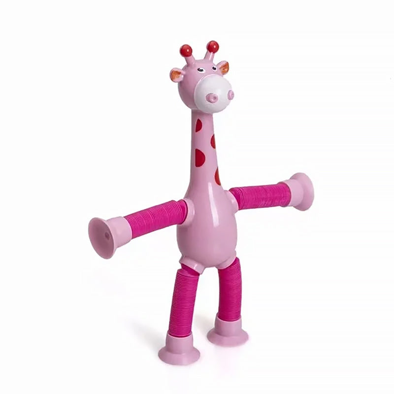 StretchGiraffe - Flexibel Zuignap Speelgoed voor Kinderen