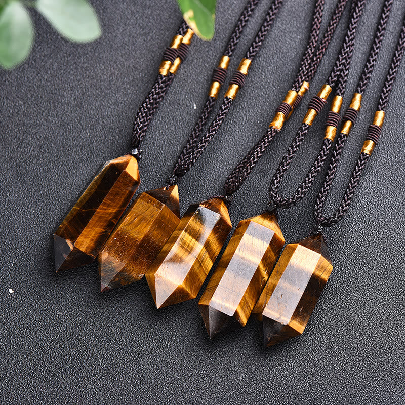 Amethist Healing Crystal Necklace - Lyra Collection