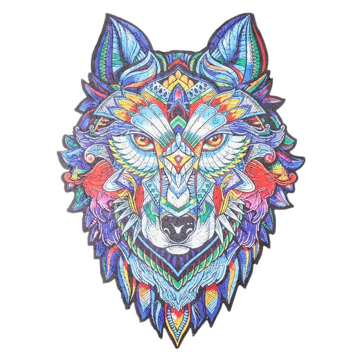 MajesticWolf Puzzle – Premium Houten Legpuzzel
