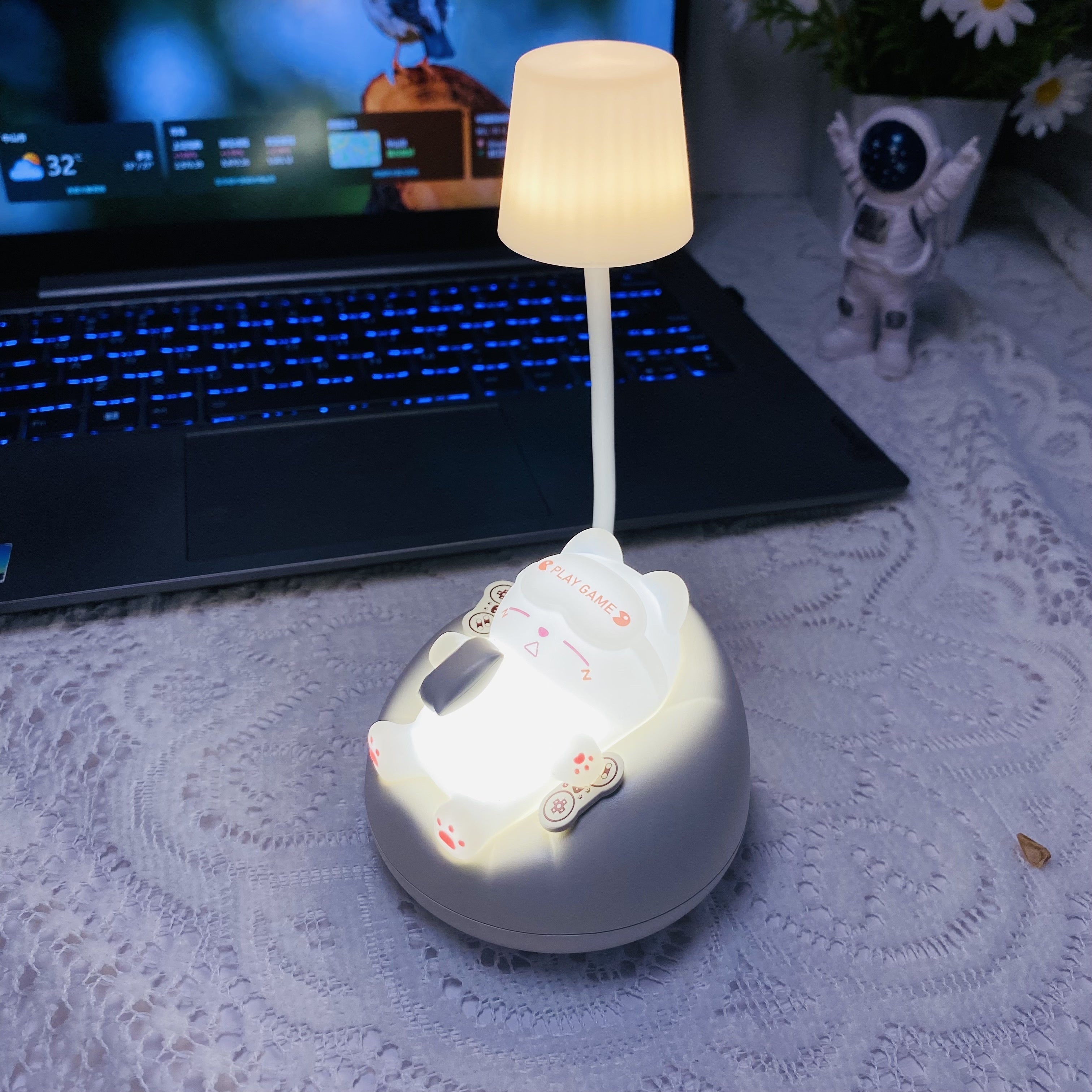 SleepyKitten Lamp - USB Oplaadbare LED Nachtlamp
