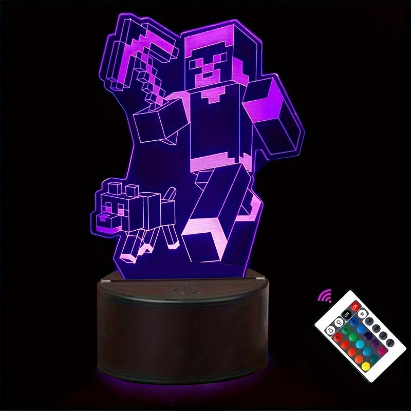 IlluGlow - 3D Nachtlamp met Kleuren en USB