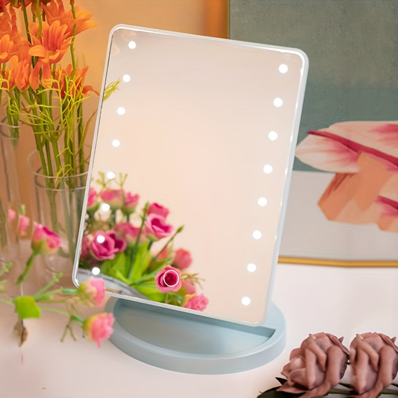 GlowPerfect - Draagbare Make-up Spiegel met 16 LED's