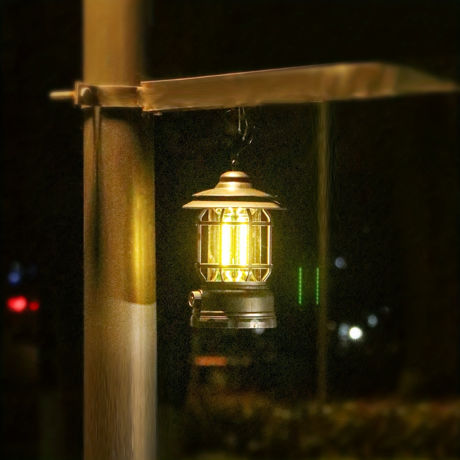 RetroGlow Lamp – Dimbare Oplaadbare LED Buitenverlichting