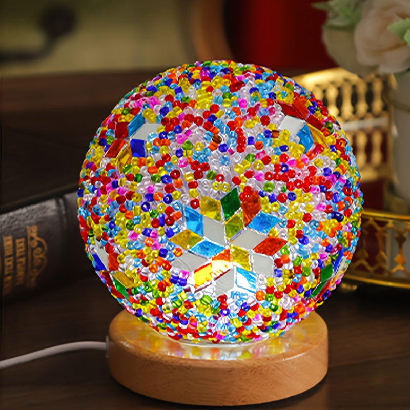 GlassArt Lamp – Verstelbare LED Tafellamp met Kleuren