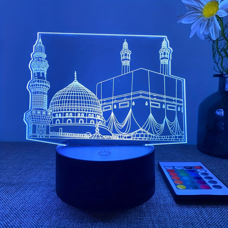 GlowSphere Lamp – 3D Nachtlamp met Afstandsbediening