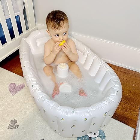 BabyBath Pro - Draagbaar en Opblaasbaar Voor Een Ultieme Babybadervaring