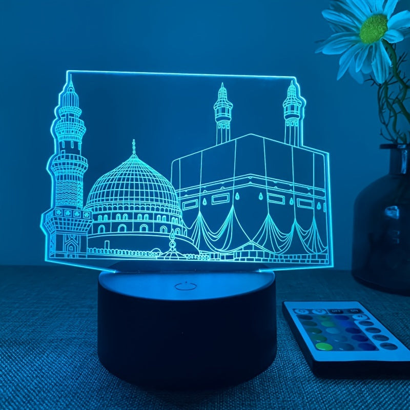 GlowSphere Lamp – 3D Nachtlamp met Afstandsbediening