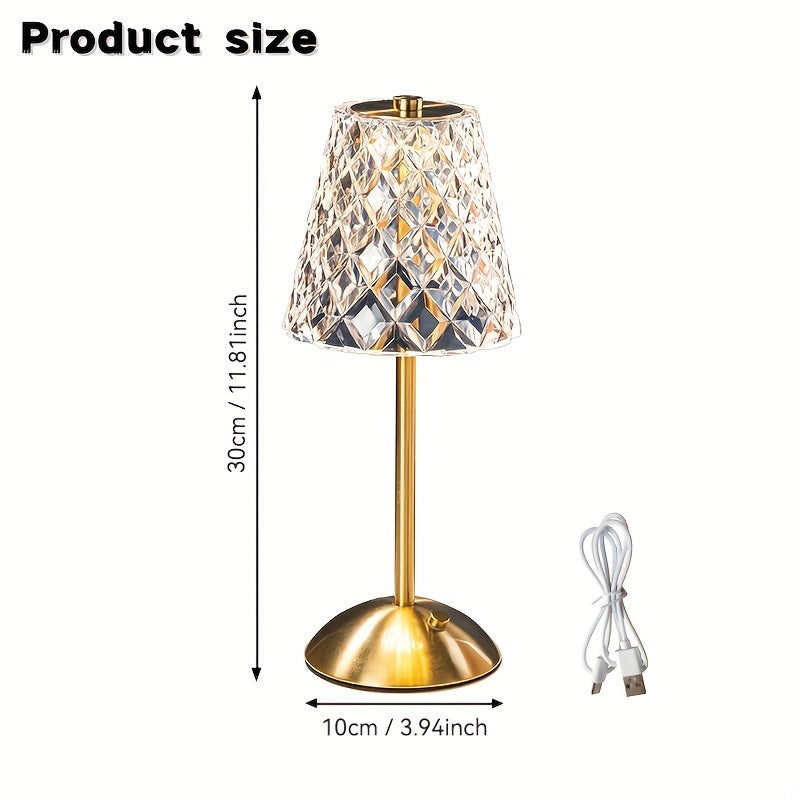 CrystalLux Lamp - Elegante LED Kristallen Verlichting