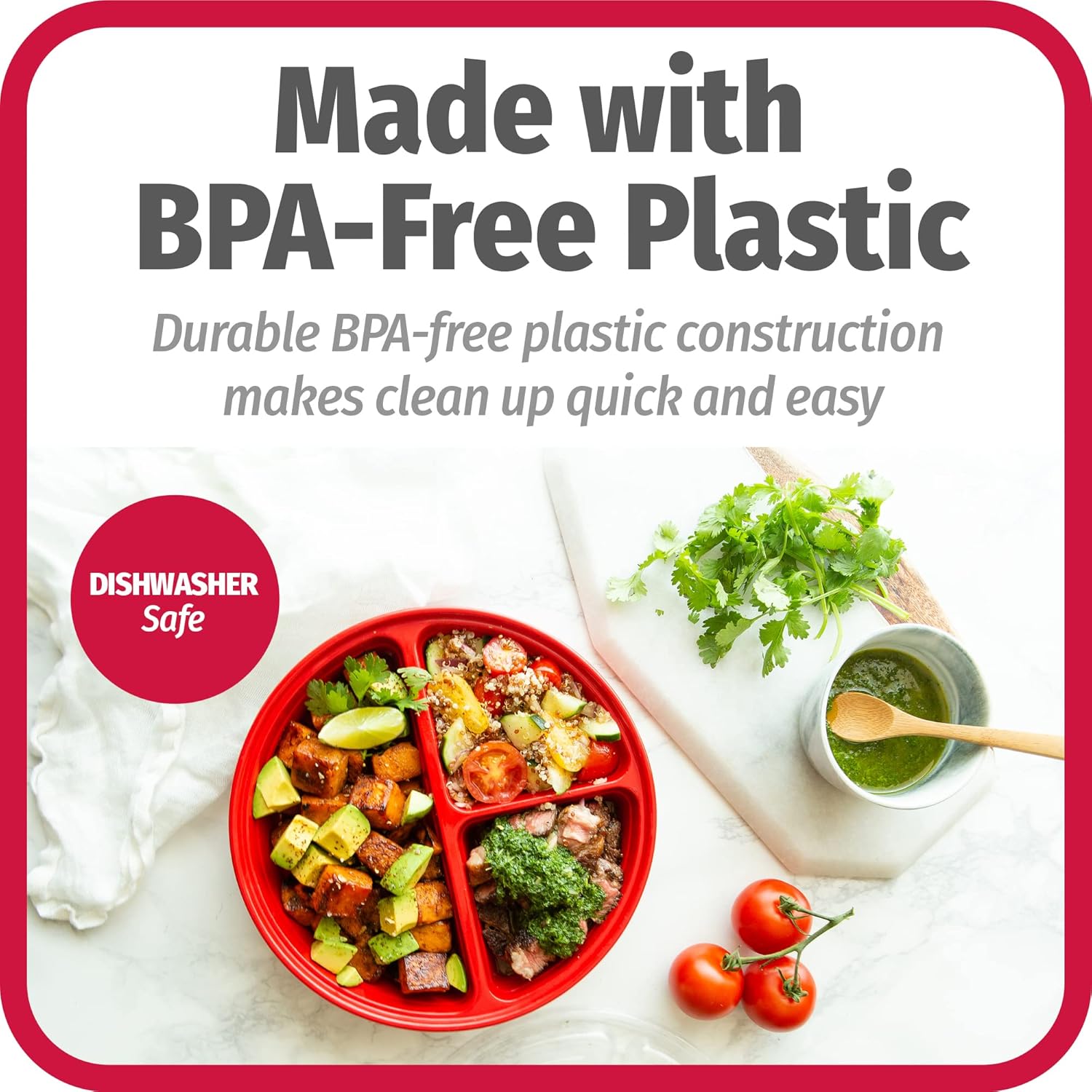 FreshPrep - Duurzame BPA-vrije Maaltijd Bakjes Set