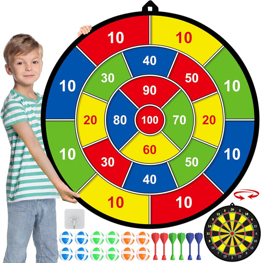 PlayTarget – Groot Kinder Dartbord met Kleverige Darts