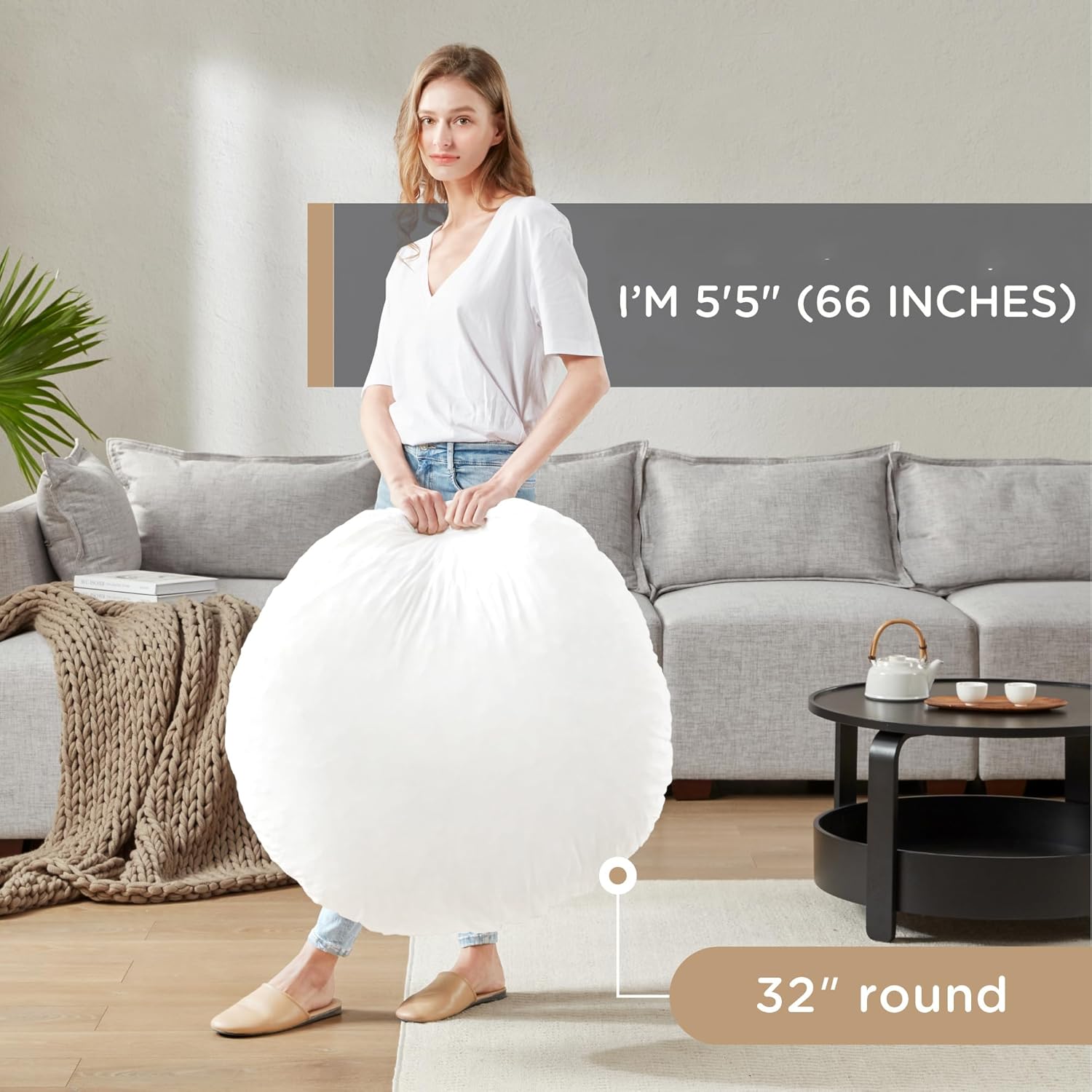 ZenCircle – Groot Rond Memory Foam Kussen