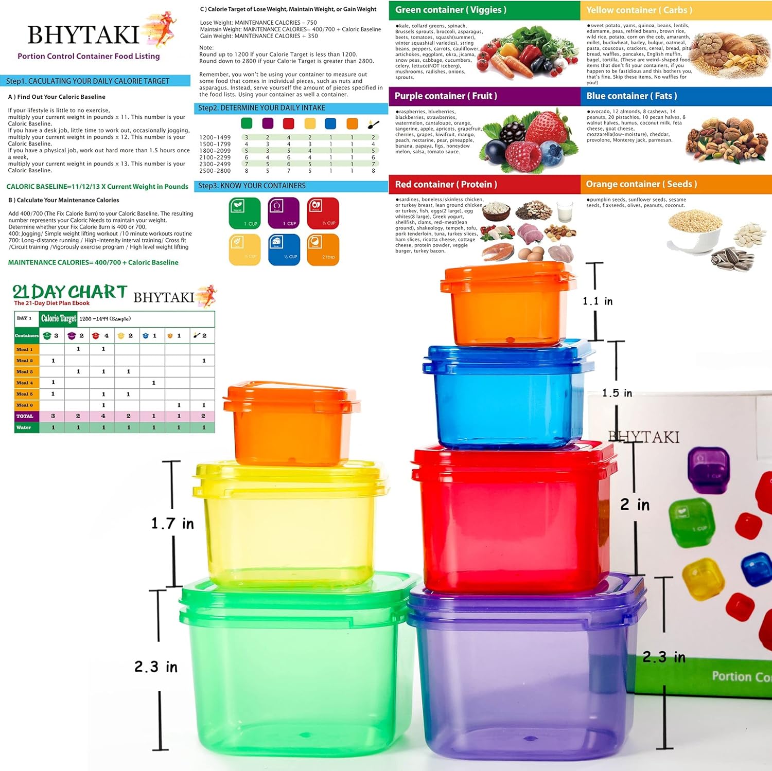 PortionMaster - 14-delige Set voor Gewichtsverlies