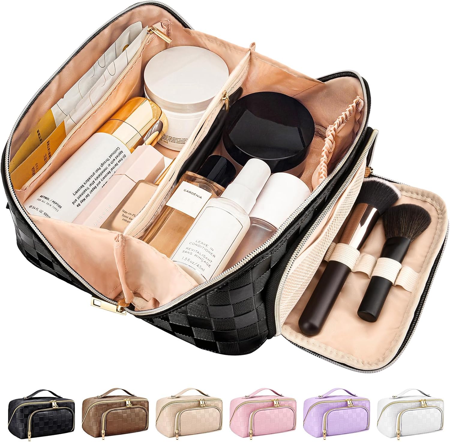 GlamBag - Waterdichte Make-up Reistas met Grote Capaciteit