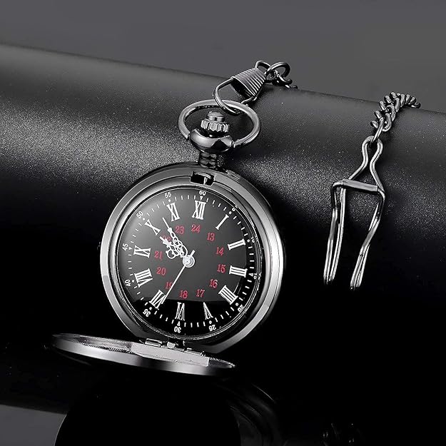 KevinWatch - Klassieke Retro Zakhorloge voor Mannen