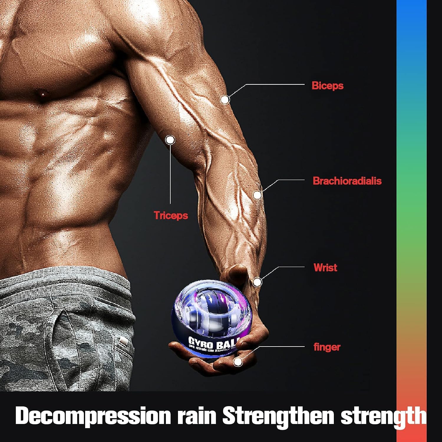 GyroPower - Zelfstartende Polstrainer voor Onderarmen