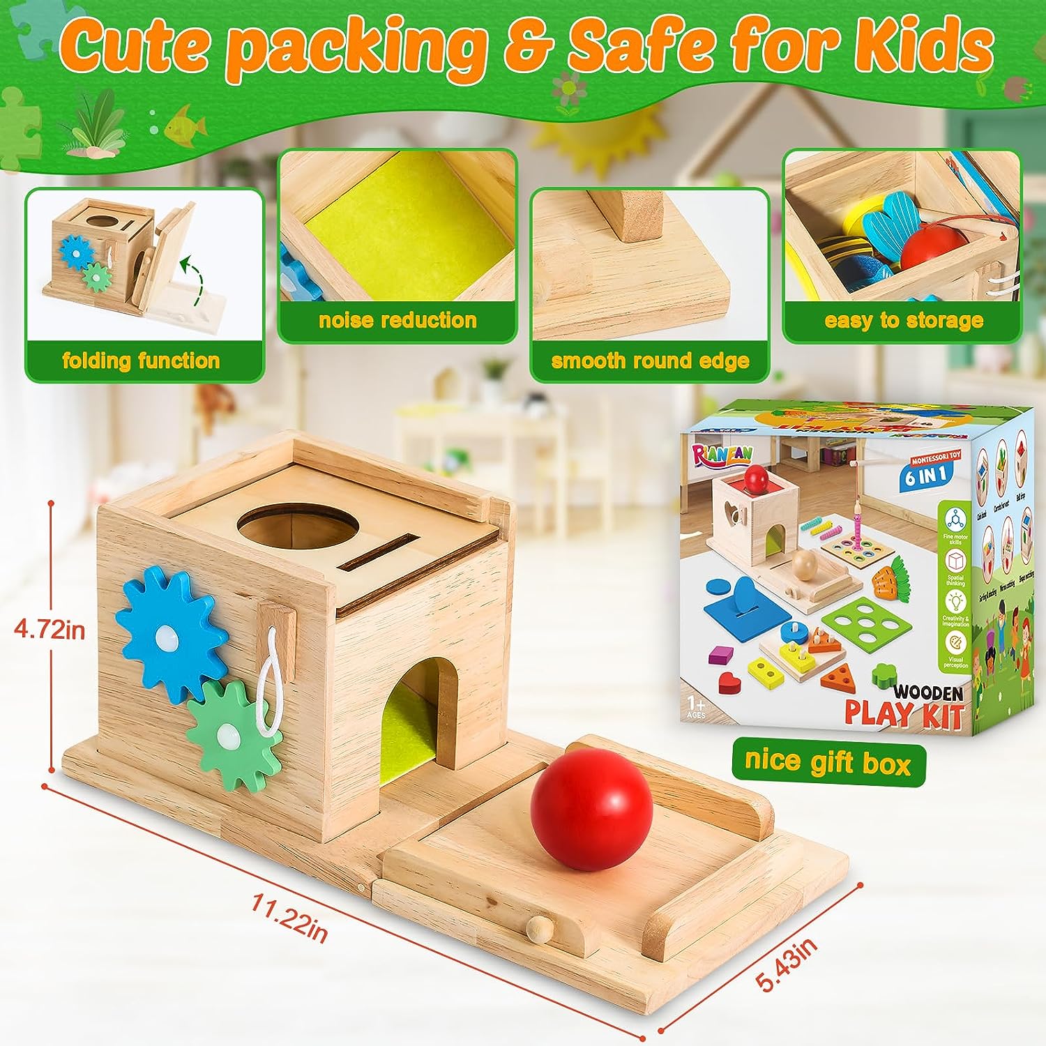 Educatieve Babyspeelgoed Set - Educatieve Speelset voor Groeiende Baby's