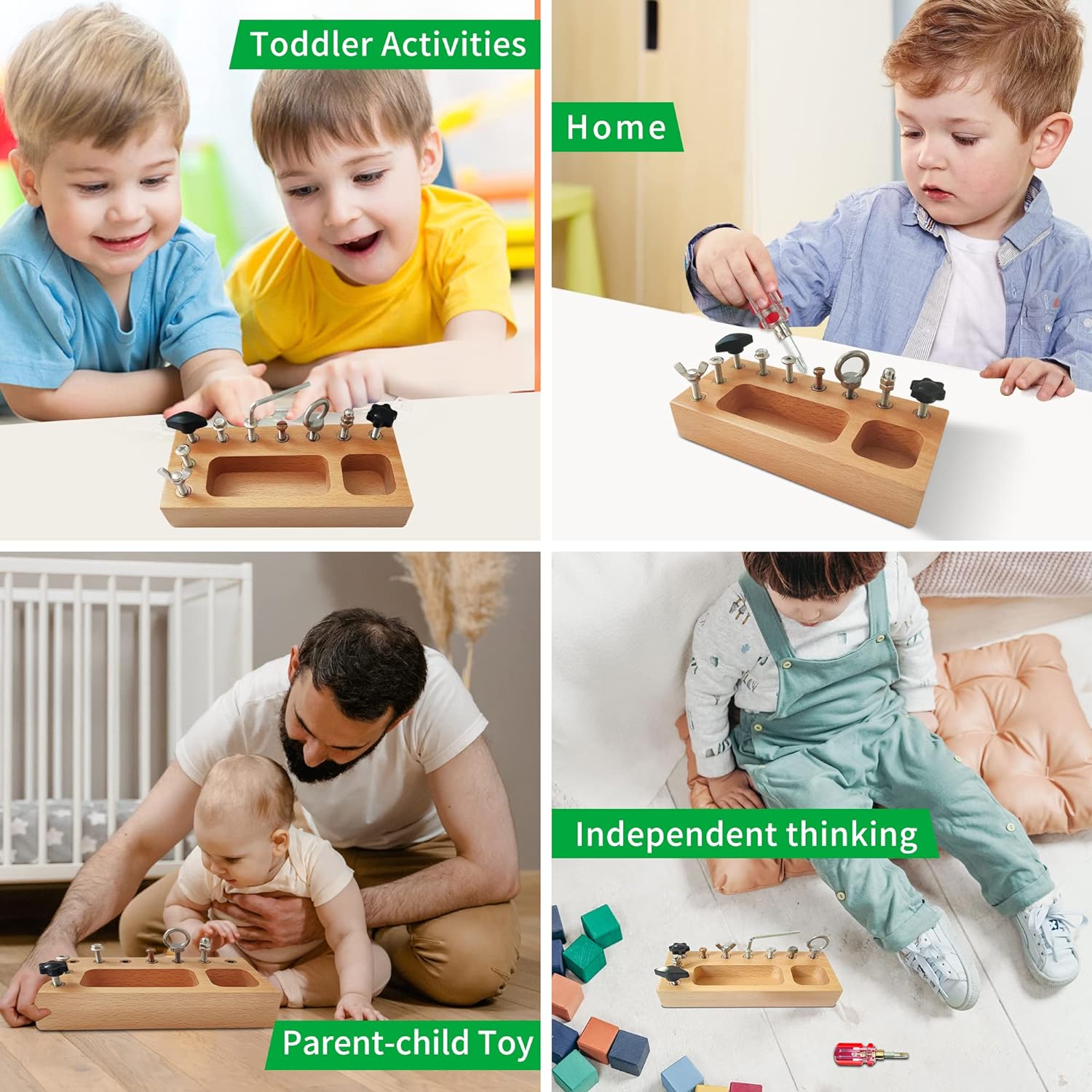 Busy Board Speelgoed - Educatief Montessori Speelbord voor Creatieve Kinderen