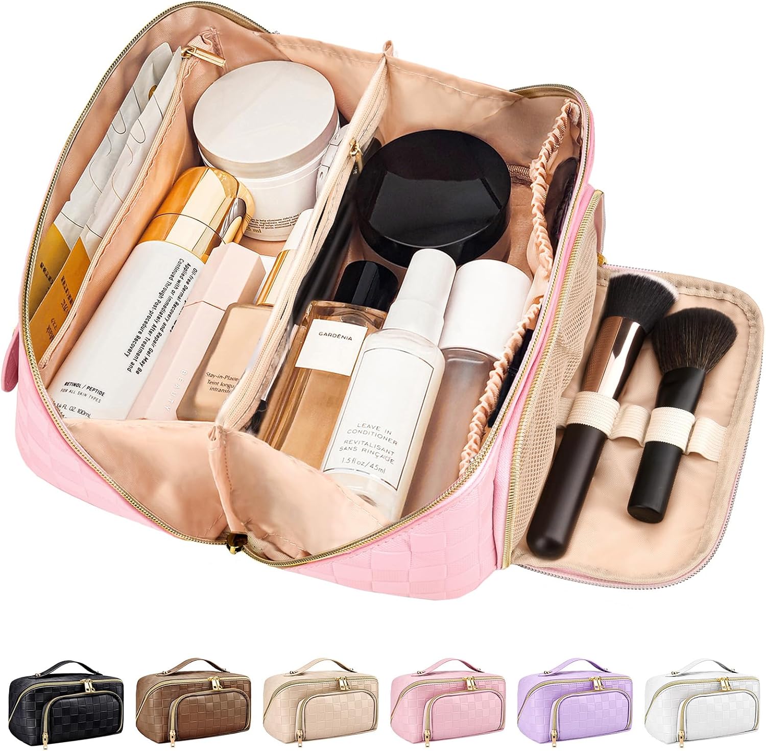 GlamBag - Waterdichte Make-up Reistas met Grote Capaciteit