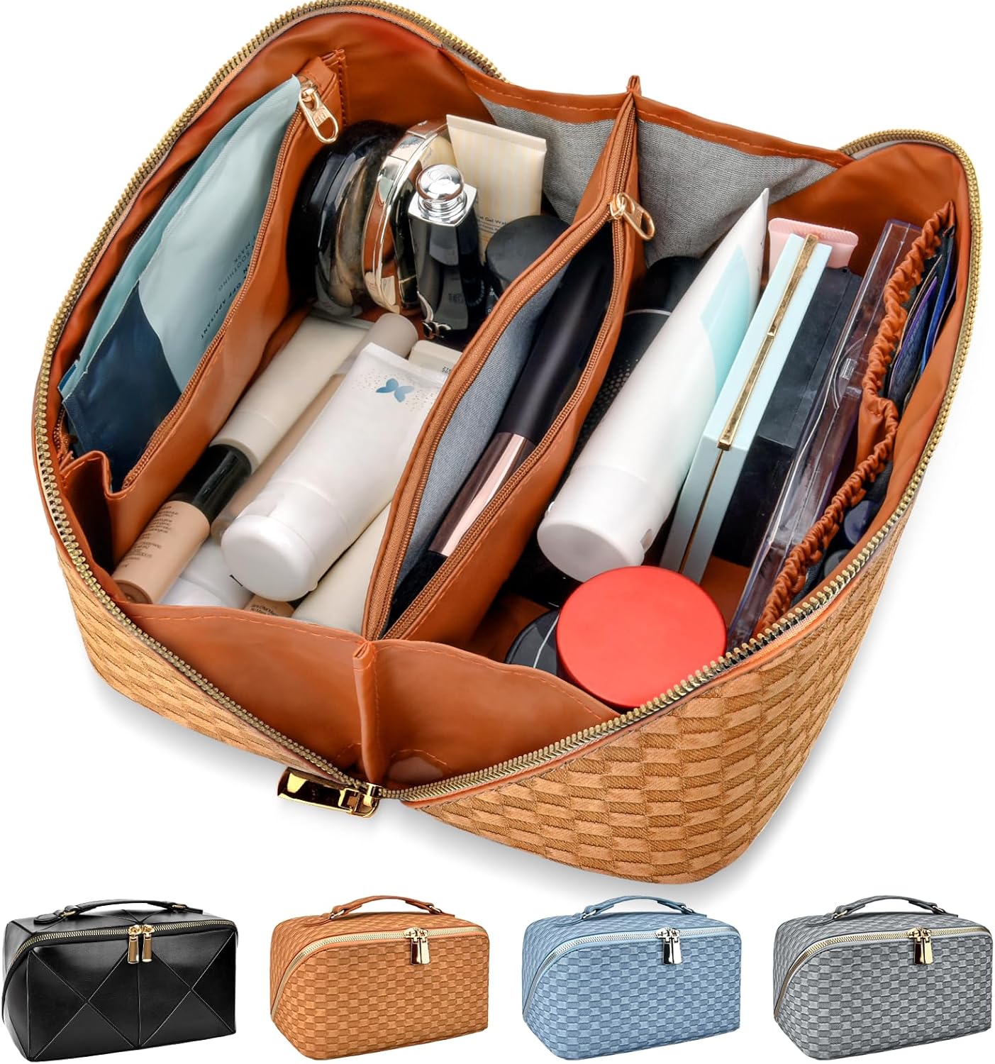 GlamBag - Waterdichte Make-up Reistas met Grote Capaciteit