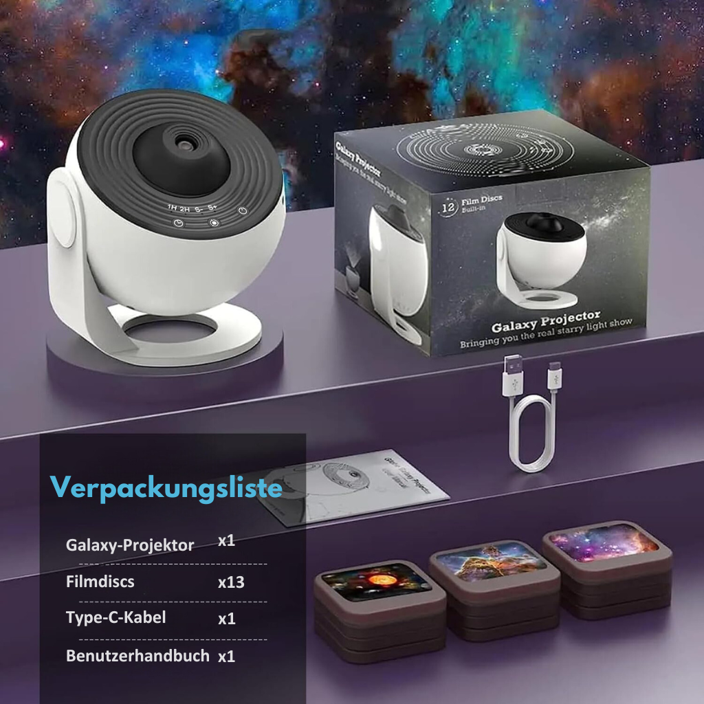 GalaxyNova Projector – HD Sterrenhemel met Timer