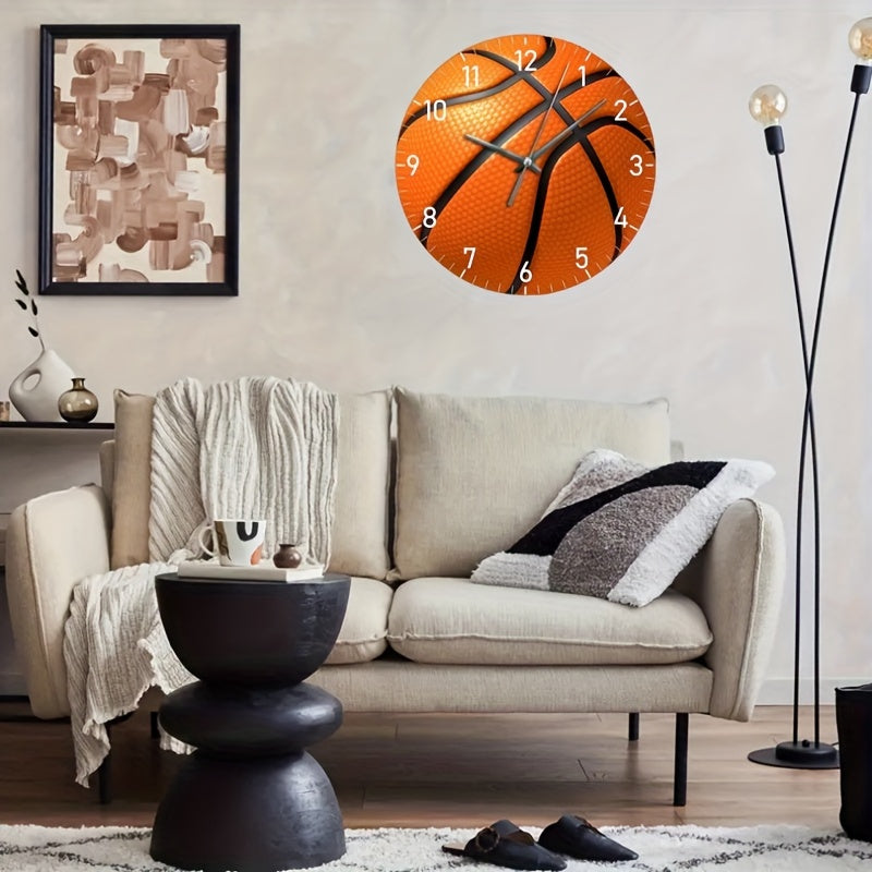 HoopsTime Clock - Design Basketbal Wandklok