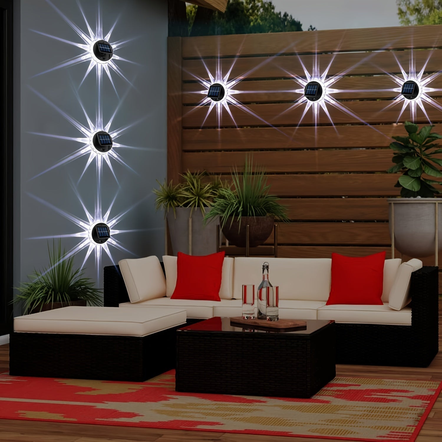 SolarGlow Lights – Set van 4 Zonne-energie LED Lichten voor Buiten