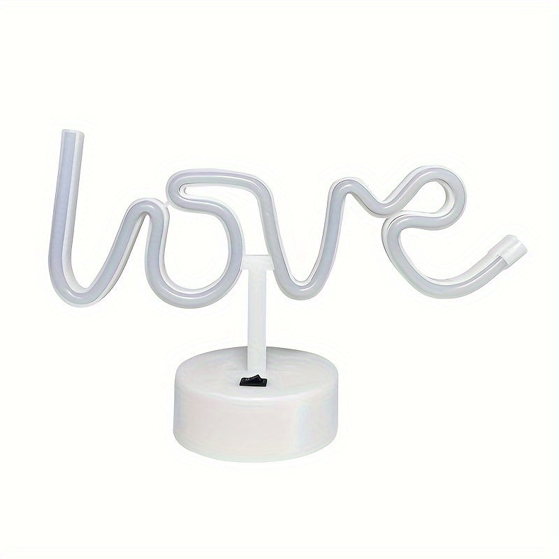 NeonLiefde Lamp – Verlichte Neon Tafellamp voor Feesten