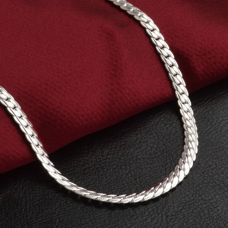 SilverGlow Necklace – Luxe 925 Zilveren Ketting voor Dames