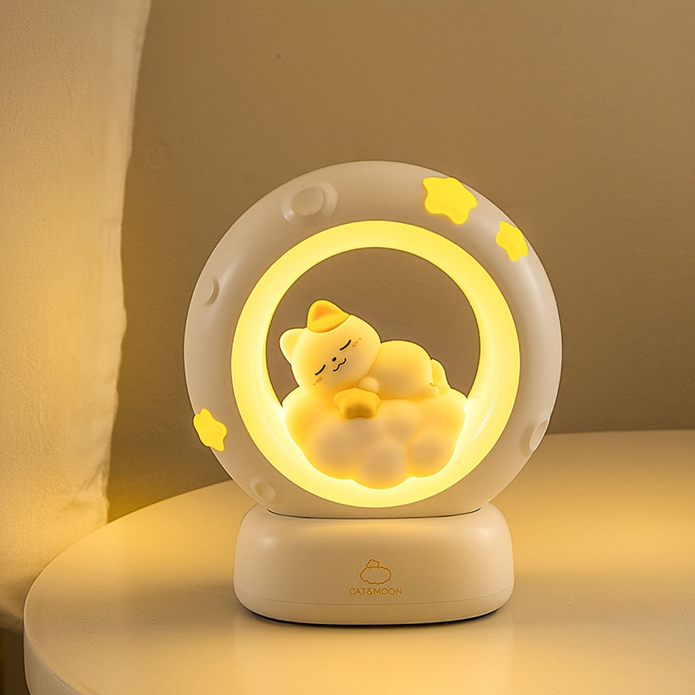 SleepyCat Lamp - Dimbare USB Kat Nachtlamp