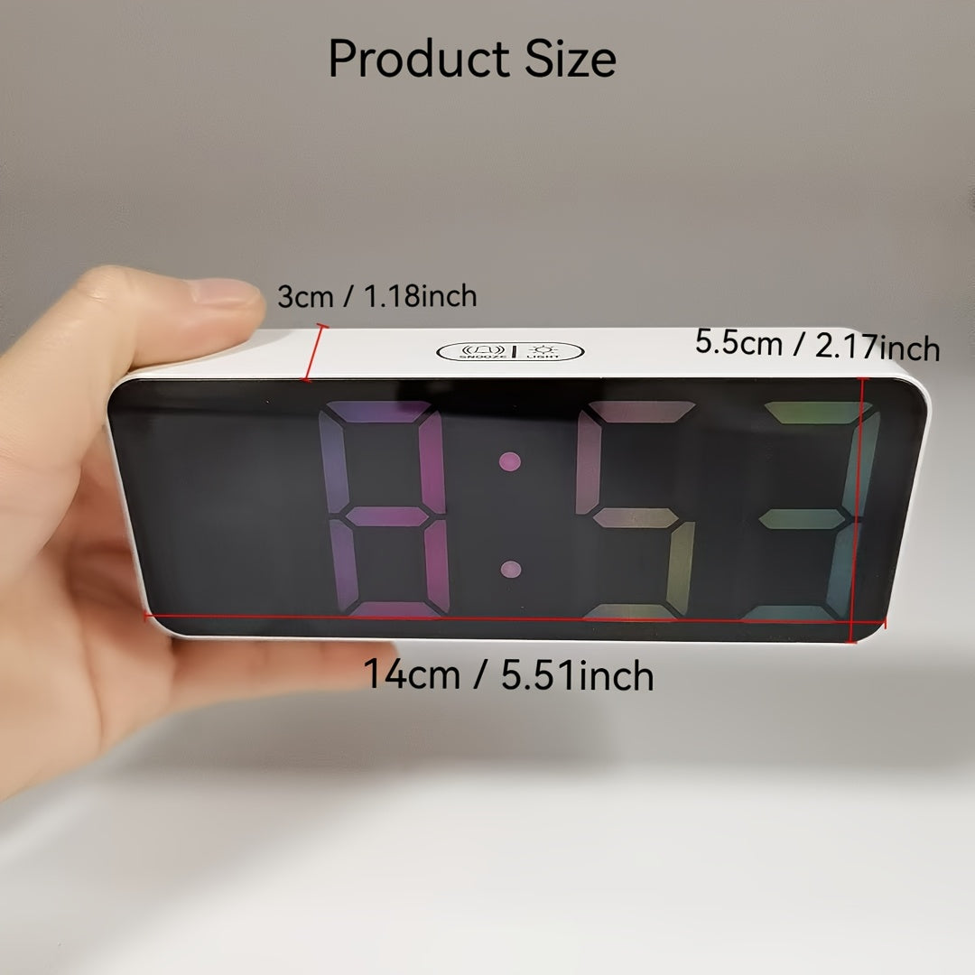 TimeGlow – Stijlvolle LED Wekker met Dimmingfunctie