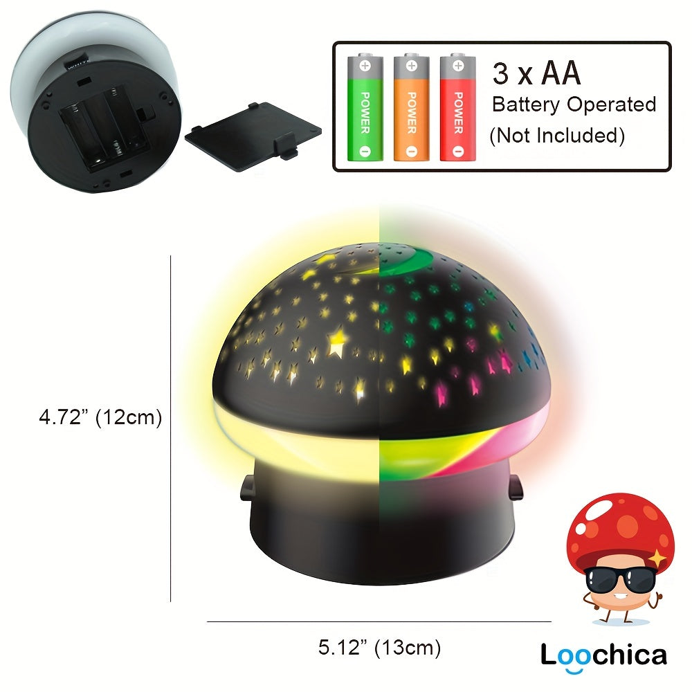 StarryGlow Lamp – Magische Paddenstoel Nachtprojector