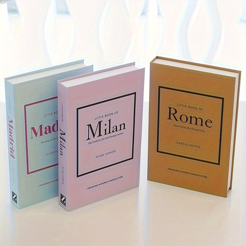 ChicBooks - Elegante Boekensteunen Set in Crème