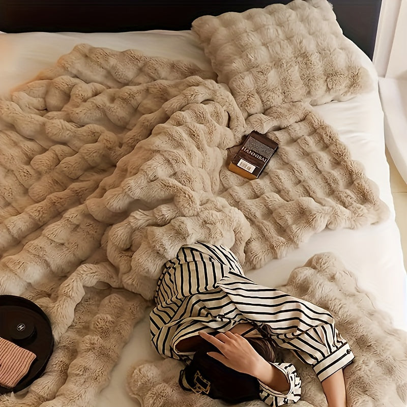 Elegante Rabbit Fleece Deken - Luxe en Duurzaam